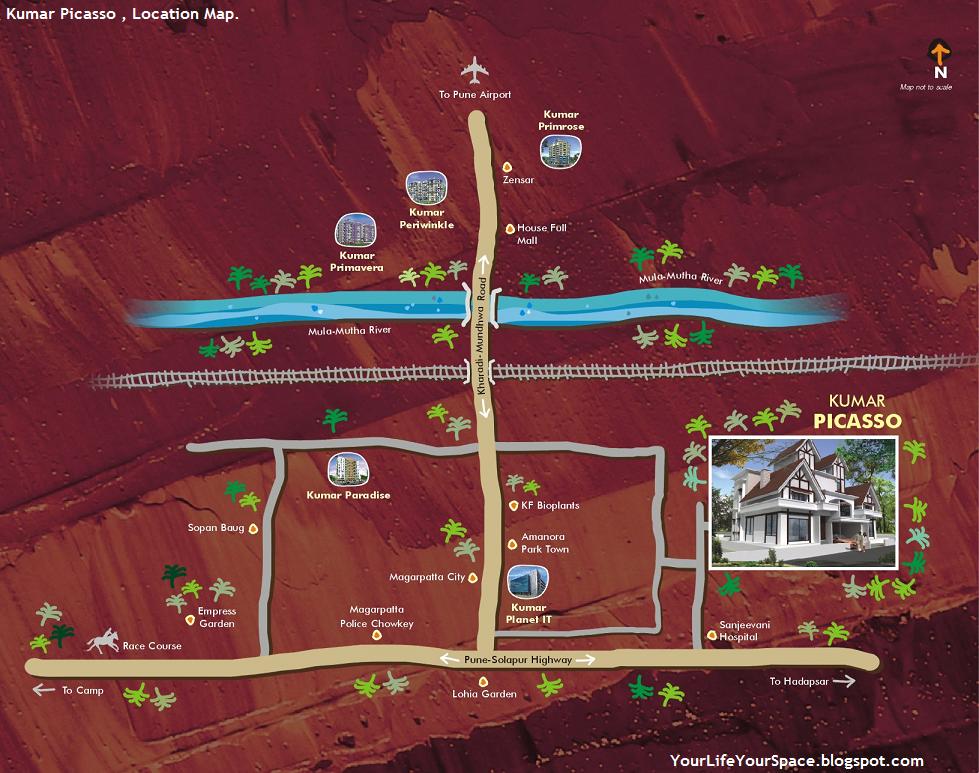 Your Life Your Space Kumar Picasso, Bungalows At Hadapsar Pune.