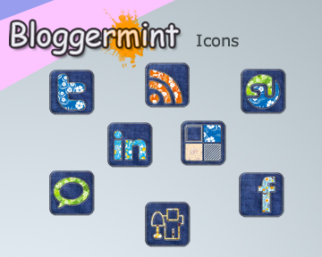 bloggermint floral icons