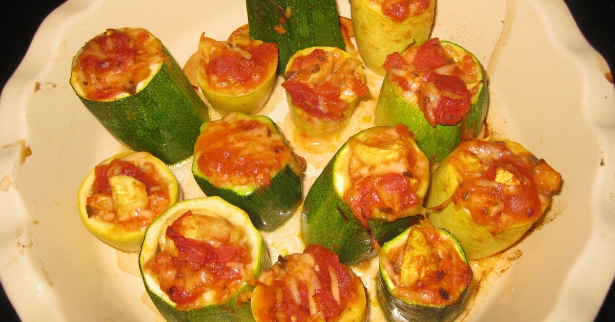 The Full Plate Blog Stuffed Zucchini/Squash (aka "Zucchini Rockets")