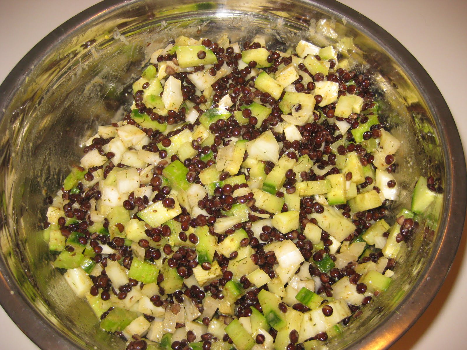 The Full Plate Blog: Simple Make-Ahead Side Dish Idea: Lentil Salad