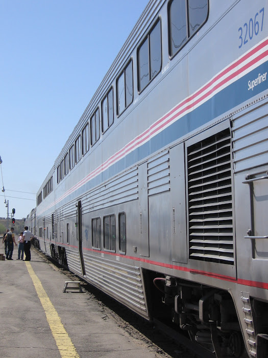 The Amtrak train