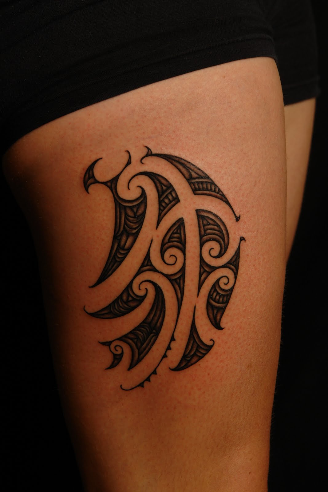 Delicate Maori Tattoo Design