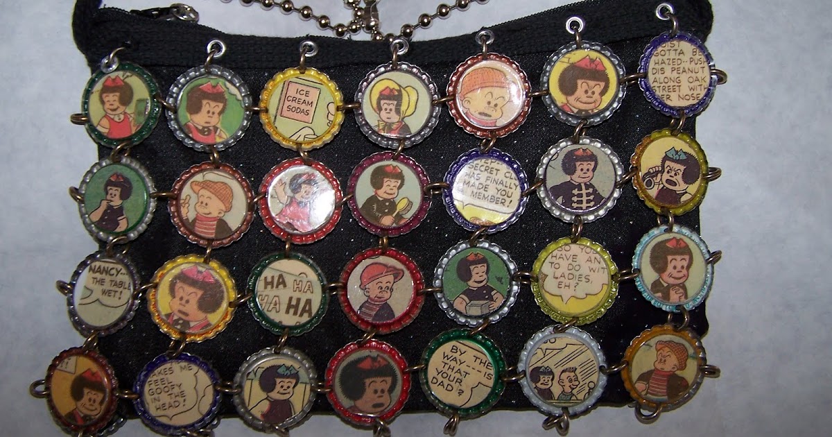 Using Up All That Stuff Bottle Cap Purse