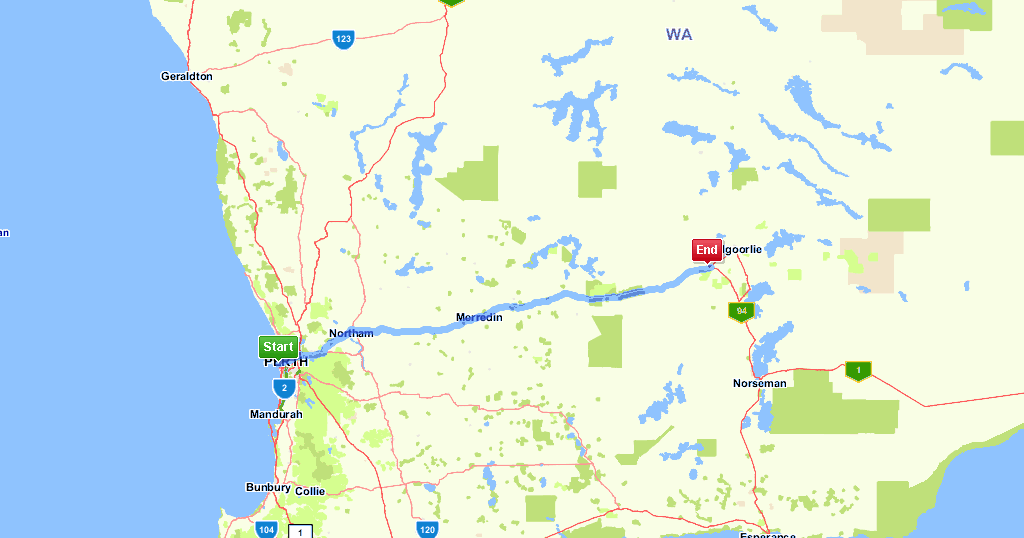 Perth to Sydney 2010 Checkpoint 1