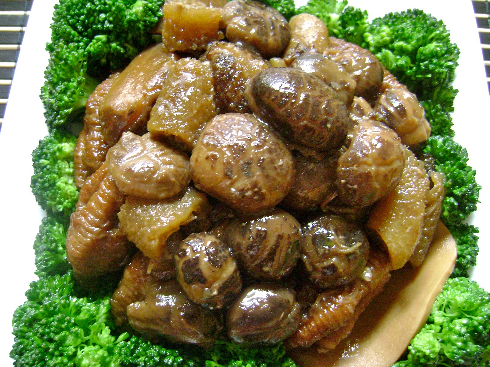 Savories and Sweets by Keyna Braised Chicken Feet Mushroom And Sea