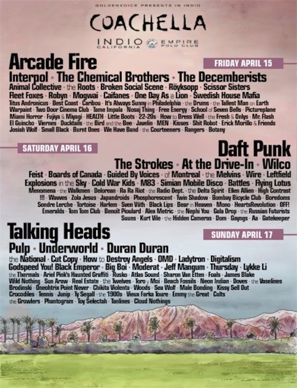 Coachella 2011 Lineup Rumors,