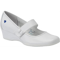 cute white nursing shoes