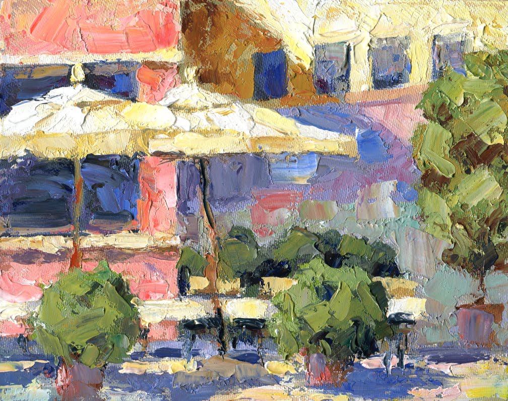 TOM BROWN FINE ART PALETTE KNIFE PAINTING BY TOM BROWN