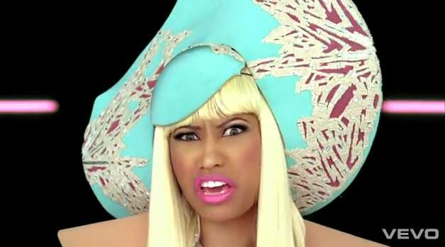 The part that especially bothers me is when Nicki Minaj contorts her face a...