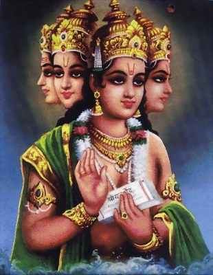God, Goddess, Hindu God Goddess, Indian God Goddess, God Goddess Images,  Snaps, Wallpaper: Hindu God Brahma - The Creator