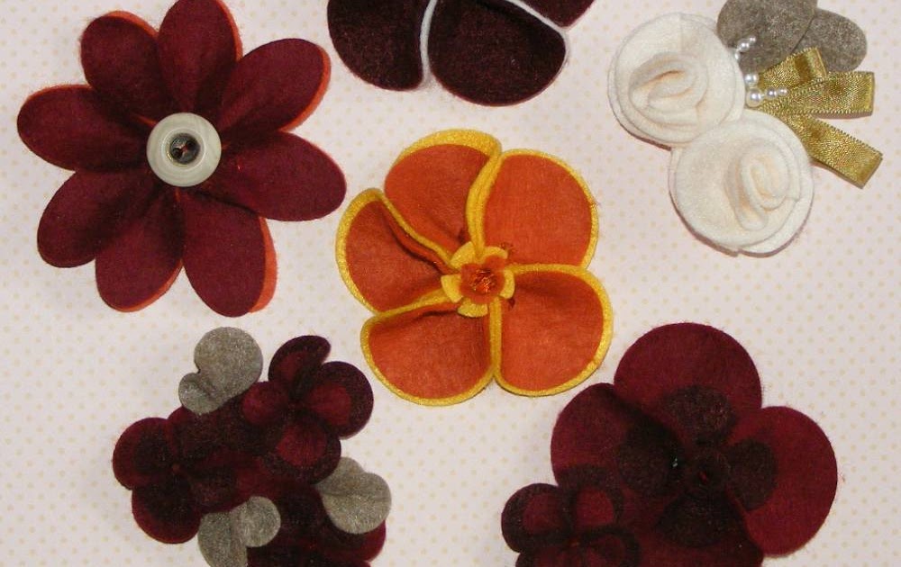 Artful Ramblings Felt Brooches