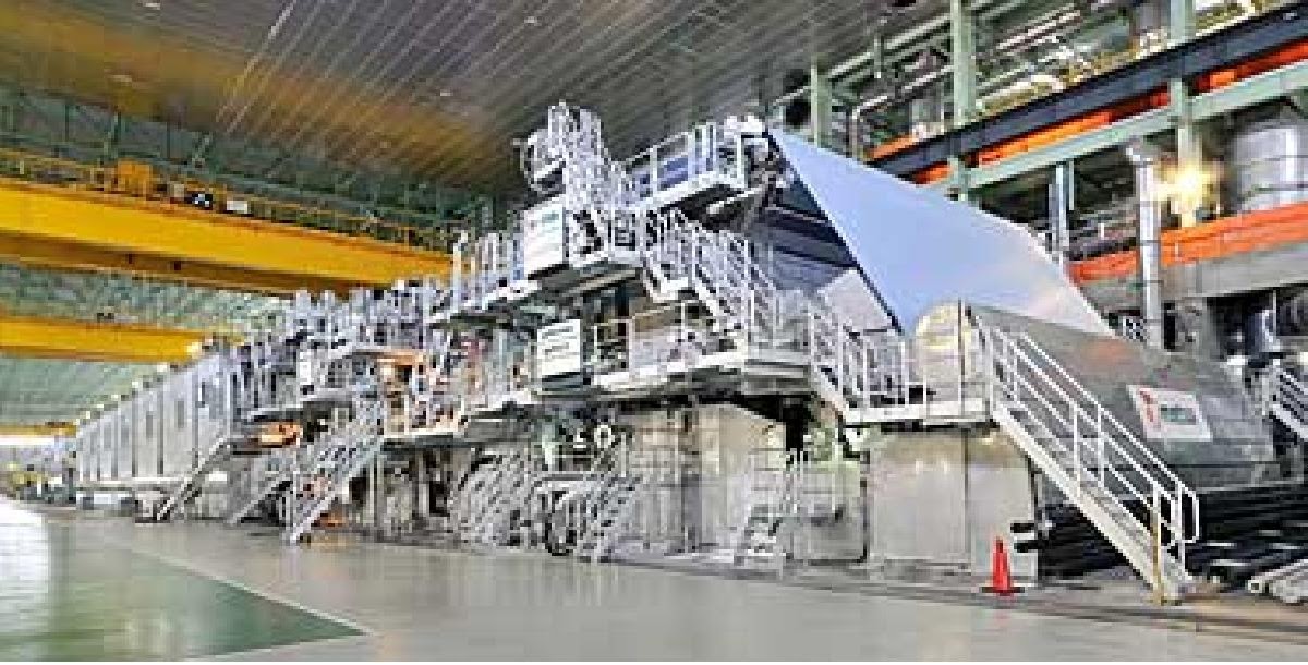 SECOND HAND PAPER MACHINERY ONE OF THE LARGEST MILL IN JAPAN
