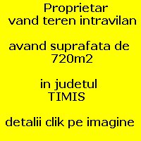 Vanzare Teren
