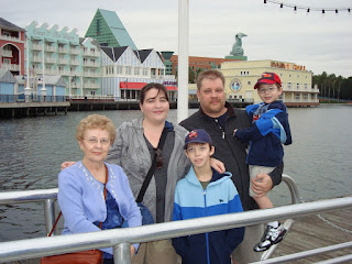 Family Portrait - Waiting for the Boat to Hollywood Studios Family Portrait - Waiting for the Boat to Hollywood Studios