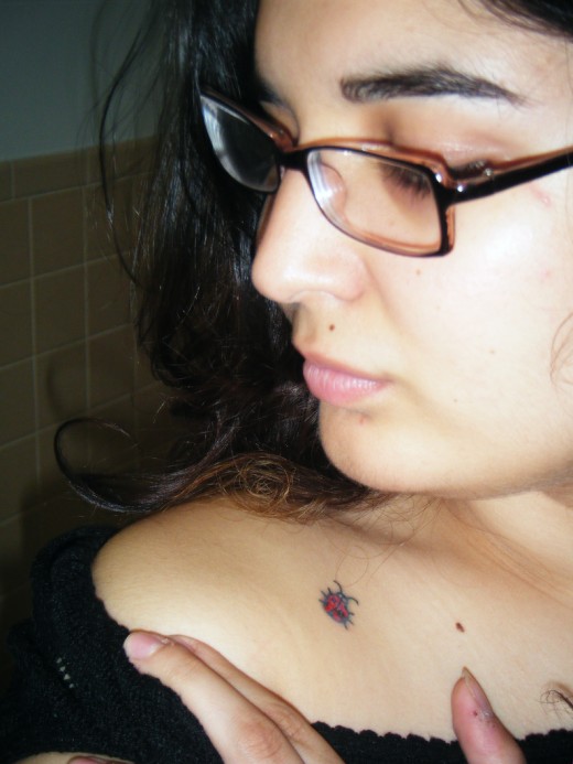 Beautiful Ladybug Tattoo Designs For Girls