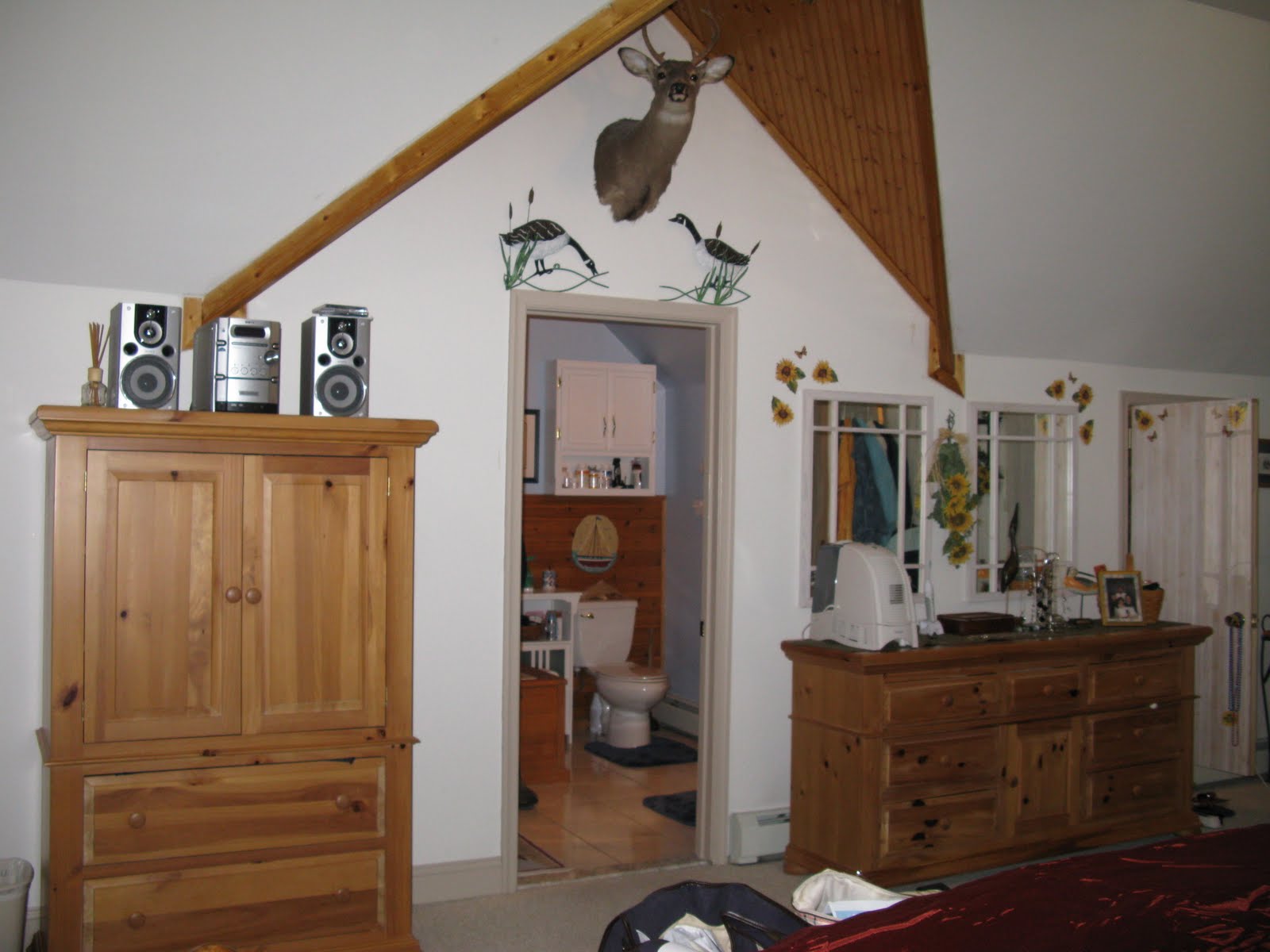 Lodge Style Makeover for a Master Bedroom