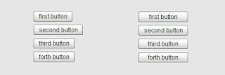 align buttons in flex spark