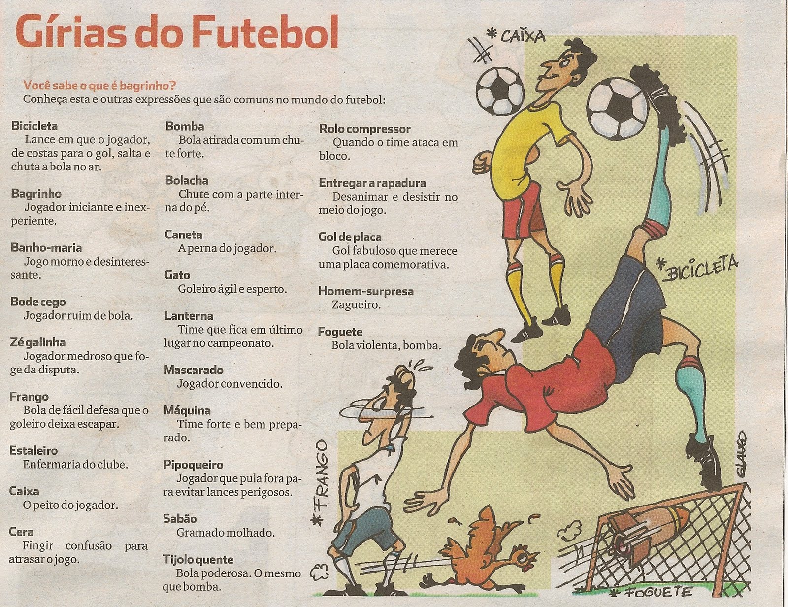 Gírias do futebol