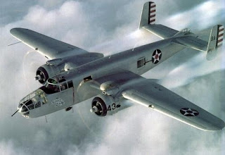 бумажная модель Средний бомбардировщик Б-25 С/Д Митчел, США, WWII