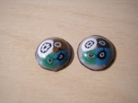 Pendientes con murrinas Pendientes con murrinas