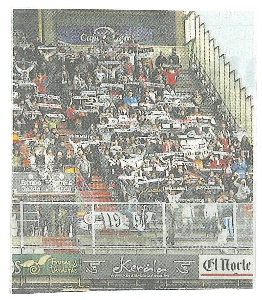 aficion salamanca en pucela dando guerra