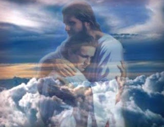 Jesus hugs the man with Sky background Photo Free download Jesus Christ Wallpapers and Images