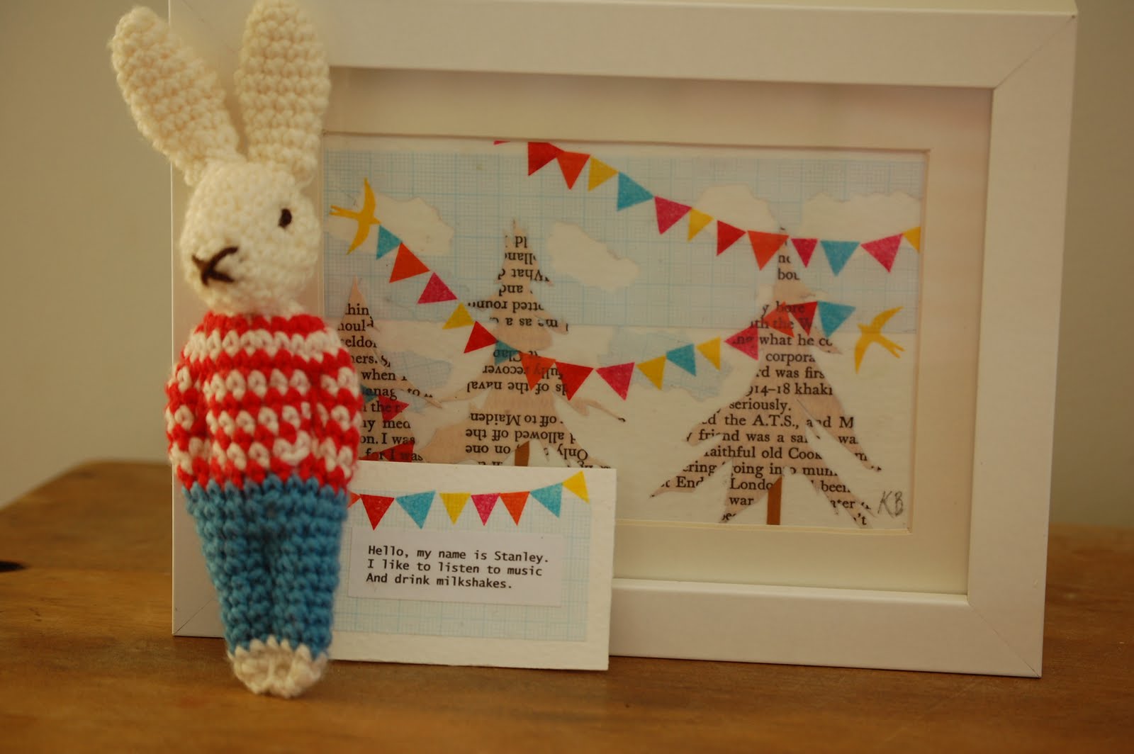 Greedy For Colour Stanley the Rabbit.