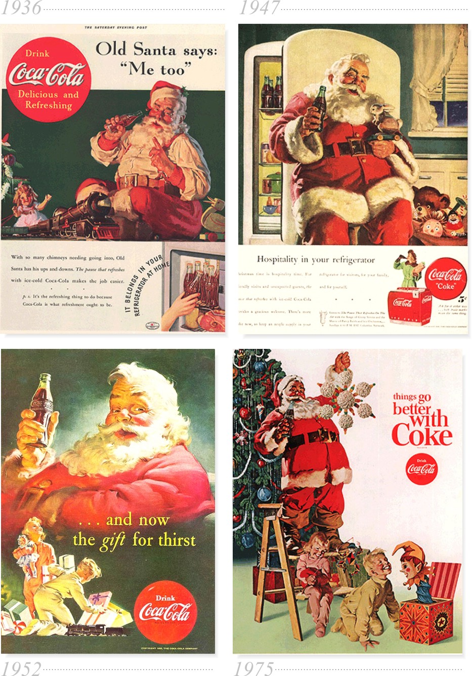 MENSCH ESPECIAL: Coca-Cola natalina - A publicidade de Natal ao longo dos  anos - Revista Mensch