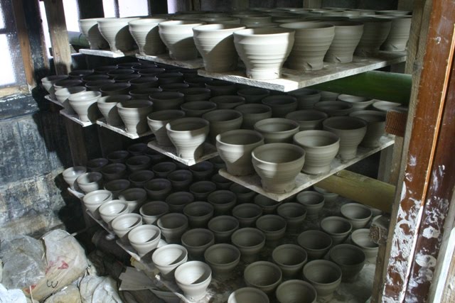 thrown cups