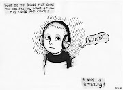 At the same time, I got to do some drawing of my own, borrowing Tom's pens . (latitude baby copy)