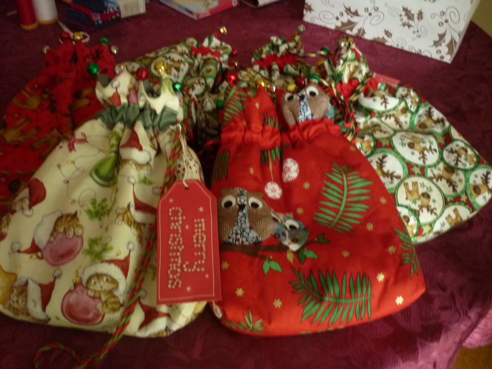 The Patch Craft: Christmas bags