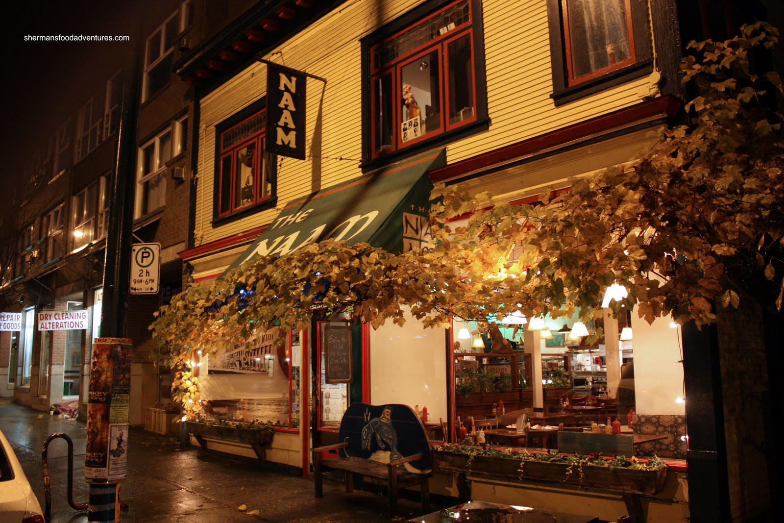 Peter's Pig out Food Reviews The Naam Kitsilano