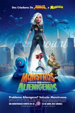 Filme Monstros vs Alienígenas - Dublado