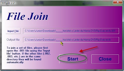 Tutorial como juntar arquivo no HJ-Split 