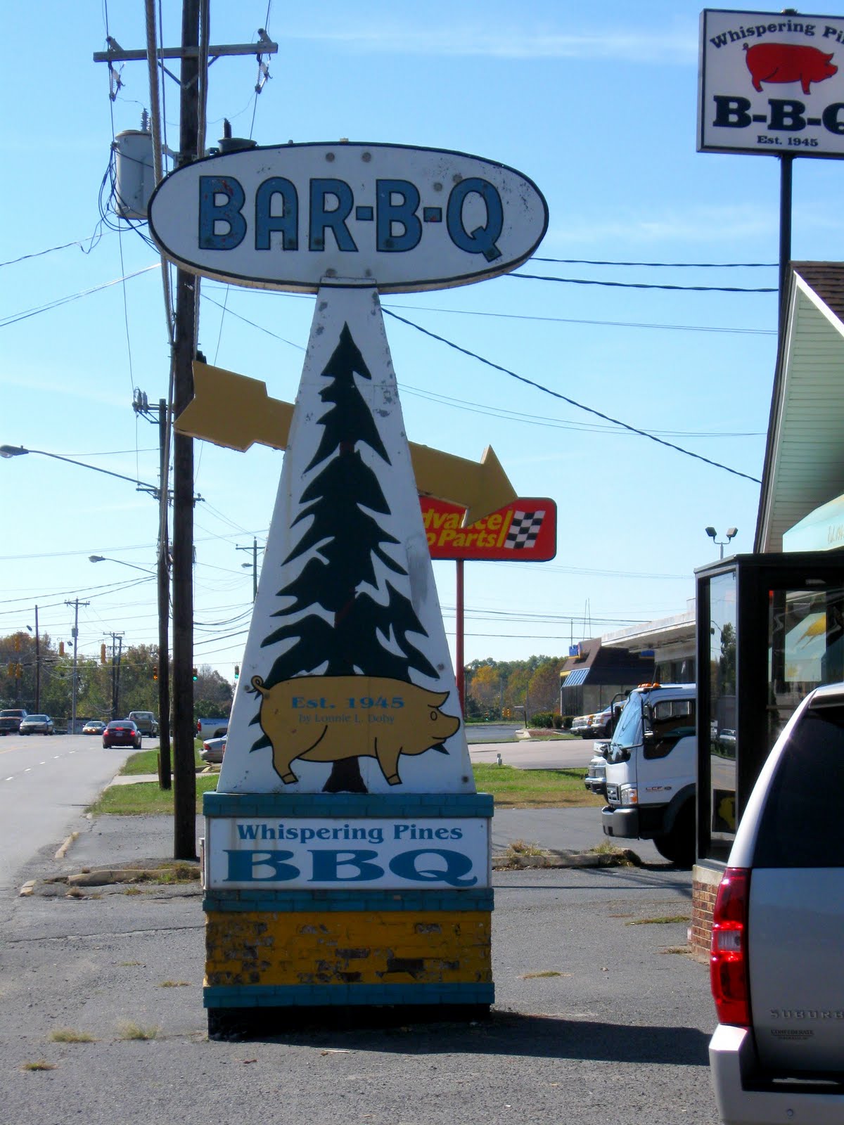 The Drawn Cutlass Restaurant Review Log Cabin Bbq Albemarle Nc