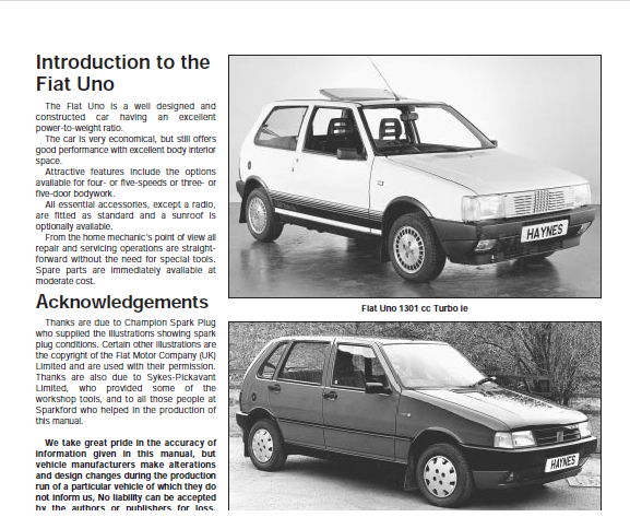fiat-uno-1400-pacer-workshop-manual