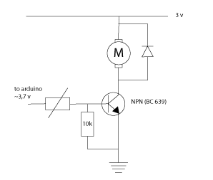 vibration motor arduino circuit