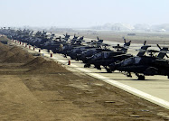 U.S. Apache helicopters at Asad Base, Iraq