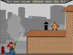 Firefighter Cannon game