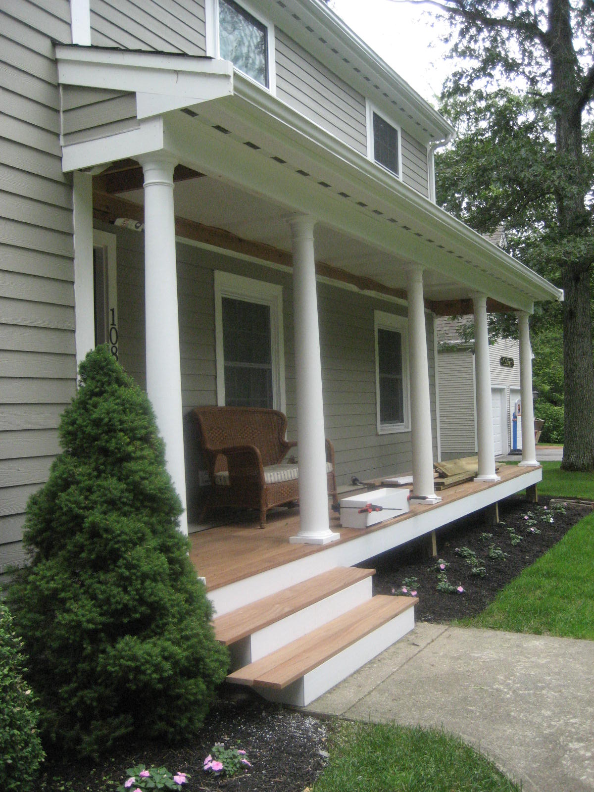 Emily's World Progress on the Farmer's Porch