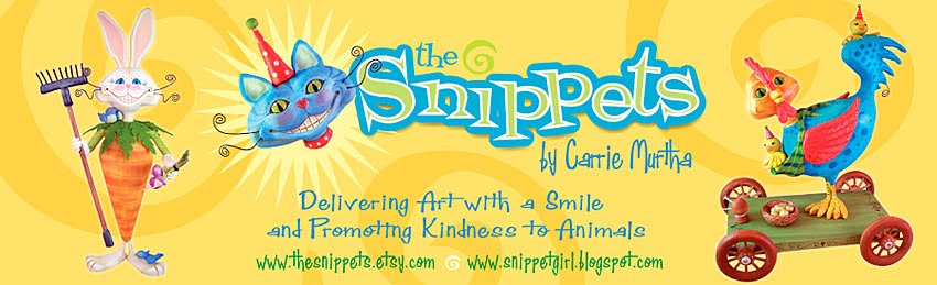 Get Your Daily Snips....Snippet Girl talks Art and Animals