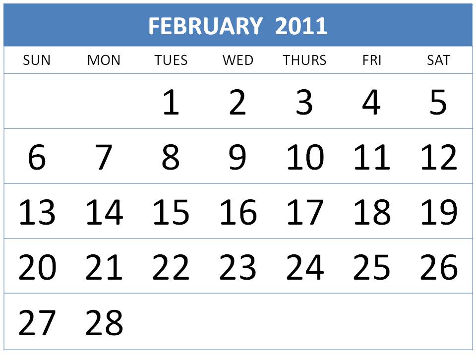 february 2011 calendar for kids. february 2011 calendar print