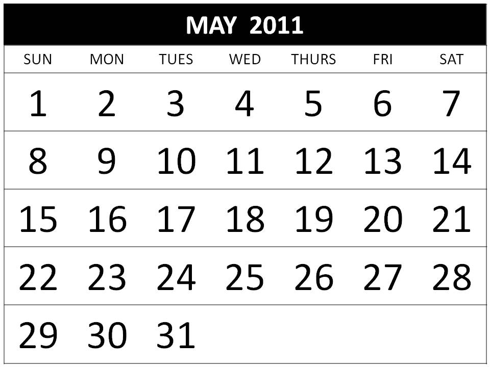 May+month+2011+calendar