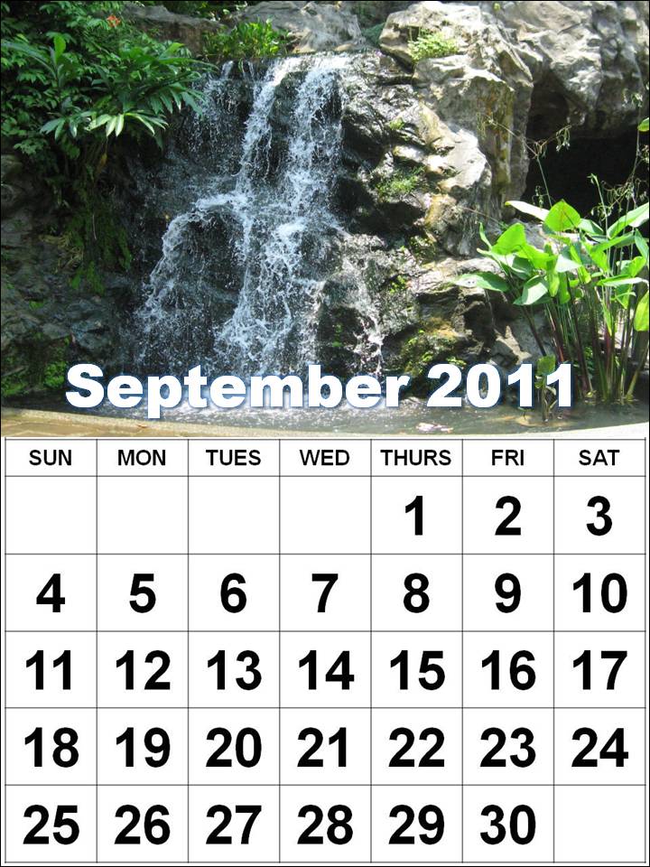 September with Holidays: