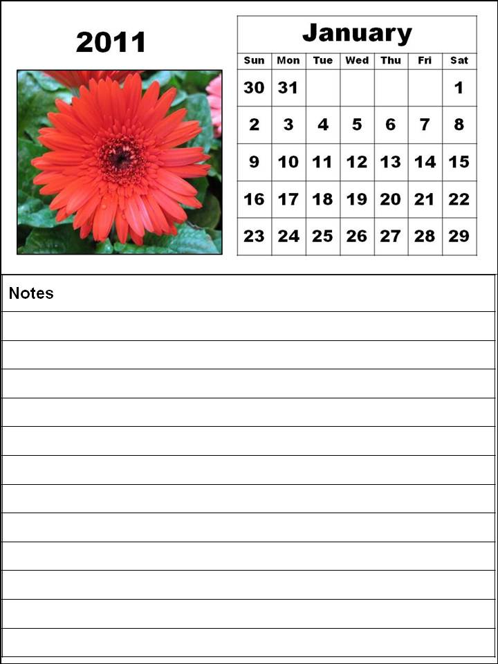monthly calendar template word
