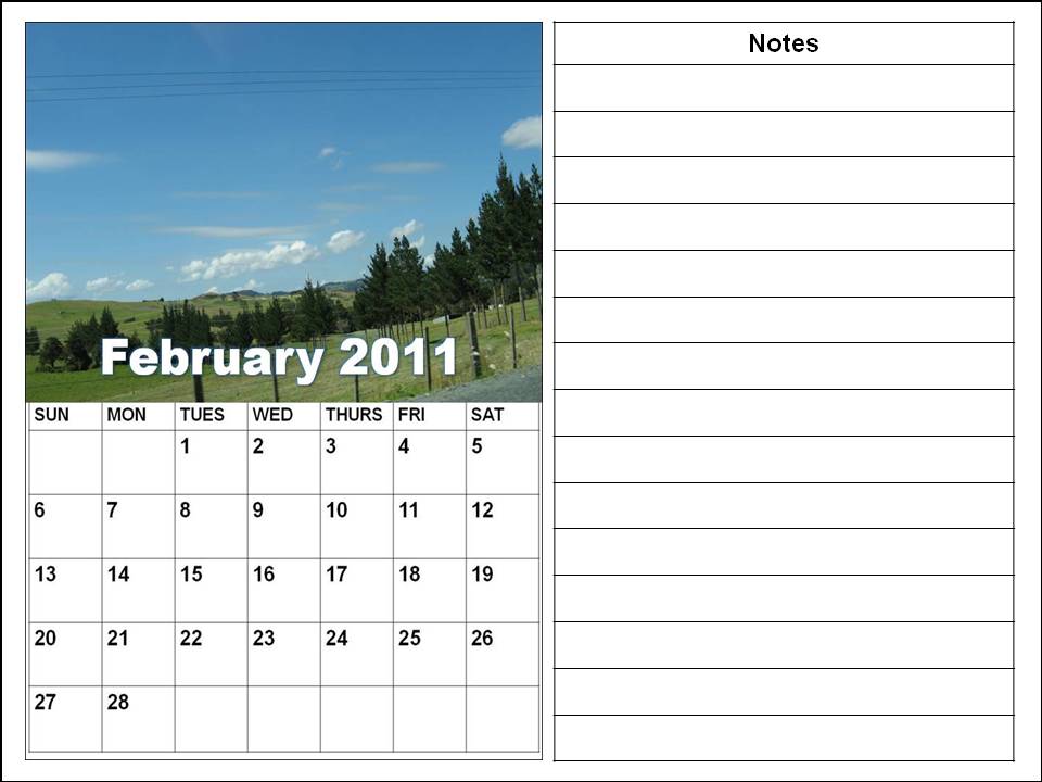 blank calendar template february 2011. +lank+calendar+february+