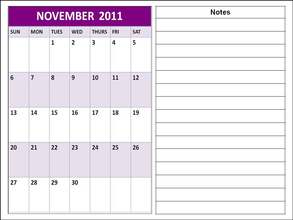 july 2011 blank calendar. free