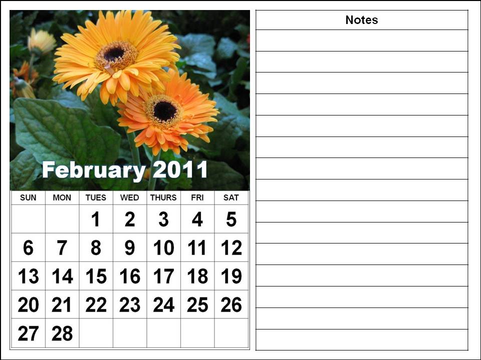 monthly calendar template march 2011. March 2011 Monthly Calendar