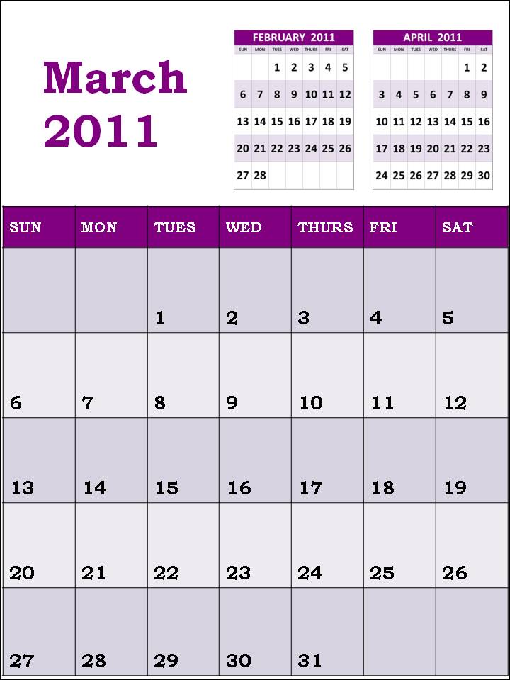 printable blank calendar march 2011. Blank+march+2011+calendar+