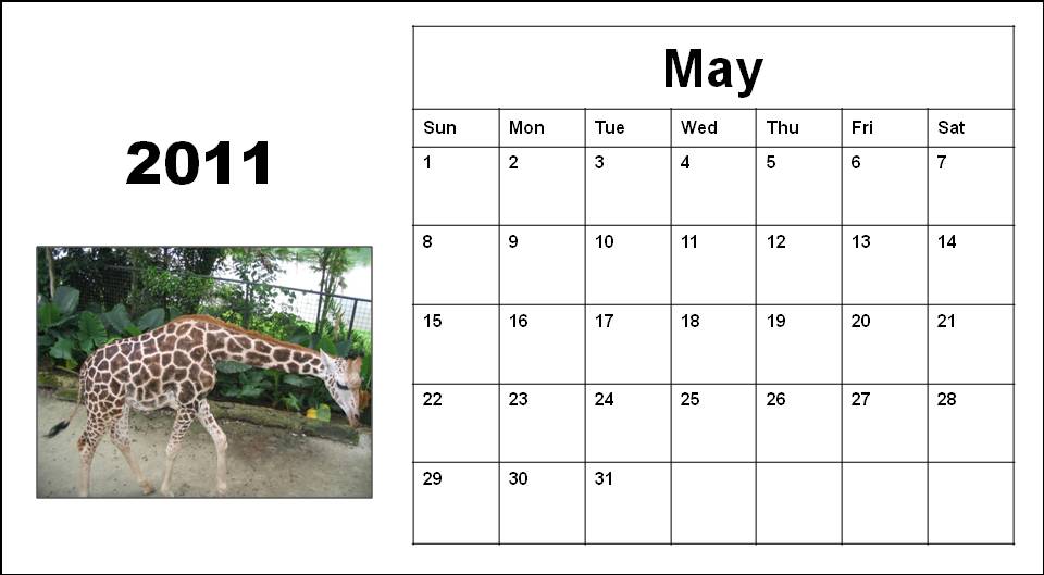 yearly calendar 2011. yearly Calendar+2011+may+